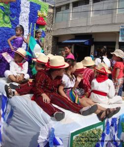Kids in Mayan Costumes