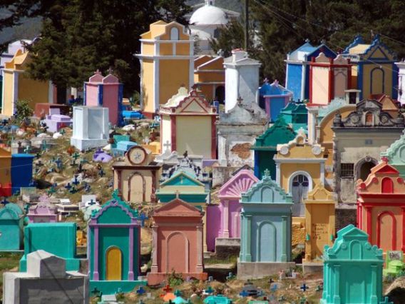 Cemetery in Chichicastenango, Guatemala 