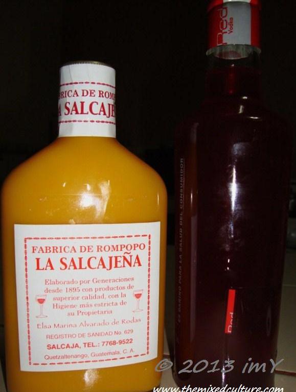 Rompopo and Caldo de frutas: Salcajá , Quetzaltenango, Guatemala